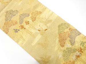 松に藤・鶴模様織り出し袋帯